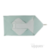 Uppies wikkelcape mint, omslagdoek, badcape