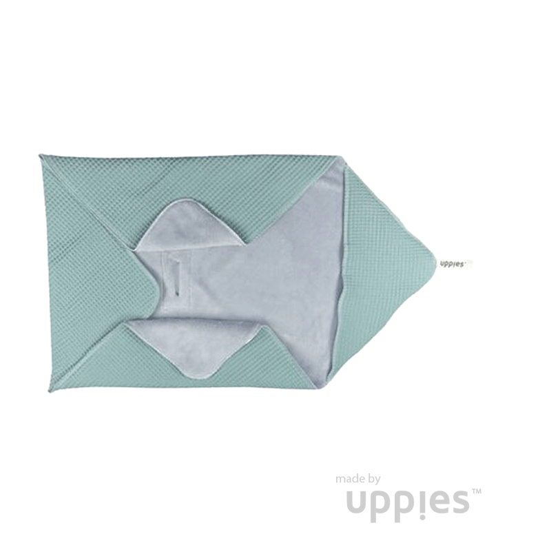 Uppies-wikkelcape-winter-mint uppies