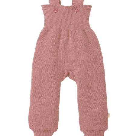 Gebreide baby broek Disana roze
