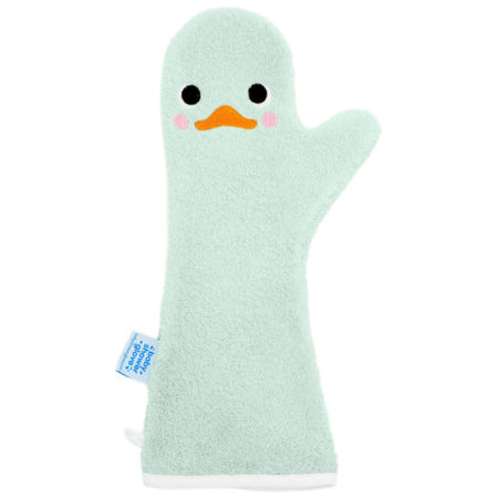 Uppies baby - Douche handschoen Mint