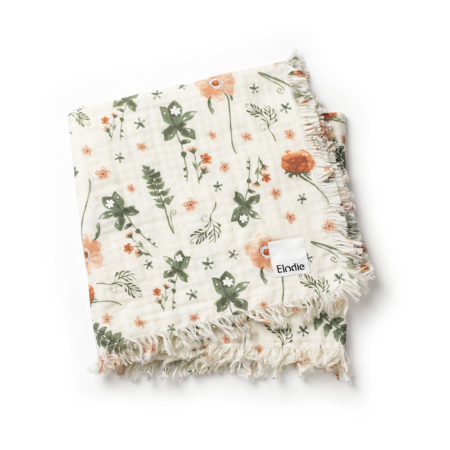 Soft Cotton Blanket Elodie Meadow Blossom