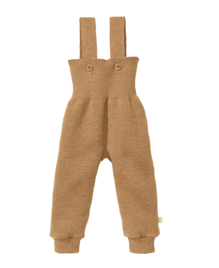 Disana Gebreide Broek Merinowol Caramel