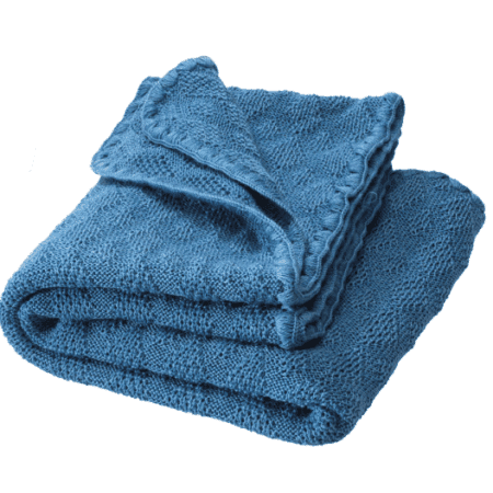 Disana Wollen Deken Dusty-Blue