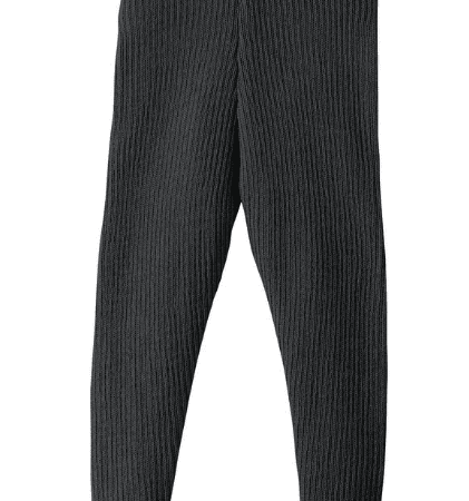 Disana Gebreide Legging Merinowol Antraciet