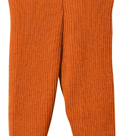 Disana Gebreide Legging Merinowol Oranje